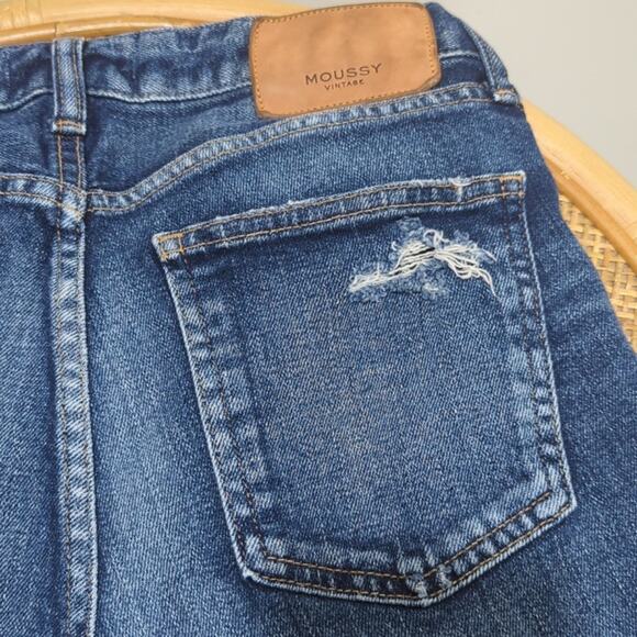 Moussy Vintage Skinny Jeans Faded Medium Wash Denim Women's Size 26 - Picture 5 of 8
